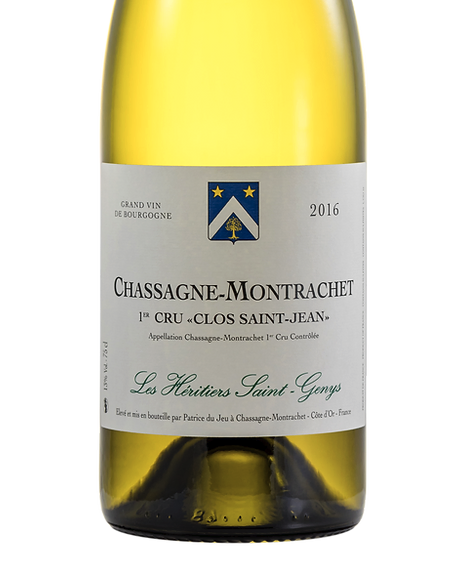 (image for) Les Heritiers Saint Genys Chassagne Montrachet Clos St Jean Blanc 1er Cru 2021 [JS 95]
